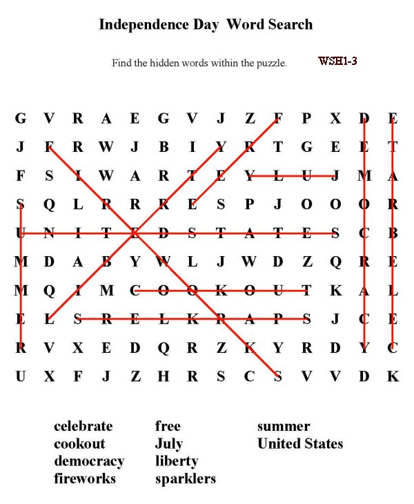 Printable word puzzle sheet